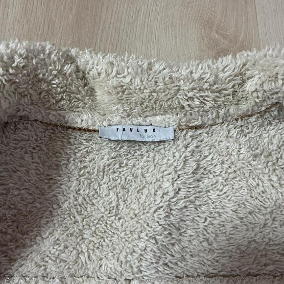 FAVLUX FASHION Women's Corduroy Sherpa Lined Trucker Jacket Tan Penny Lane‎ - Picture 3 of 6